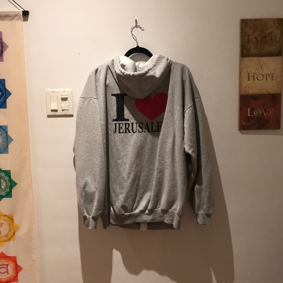 Zippered sweat shirt from Jerusalem - Picture 3 of 5